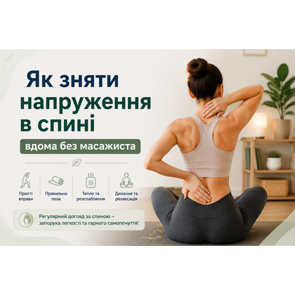 Як зняти напруження в спині вдома без масажиста